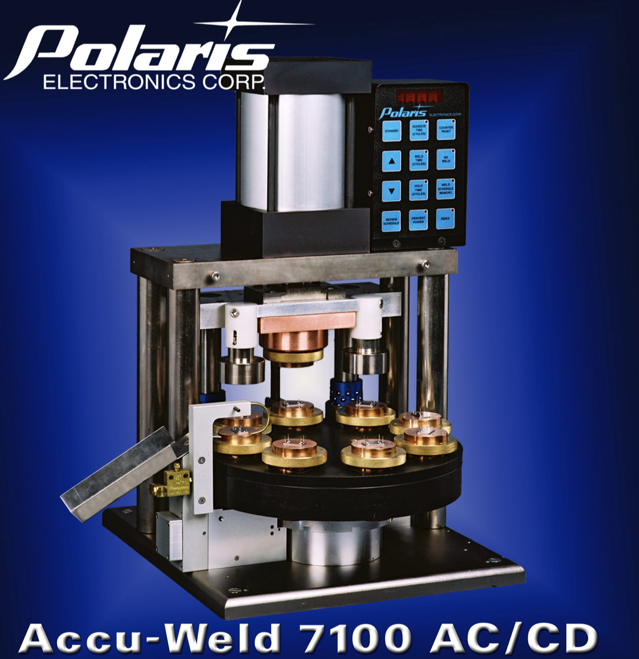 Установка контактной сварки крышек корпусов — Accu-Weld 7100 AC:CD